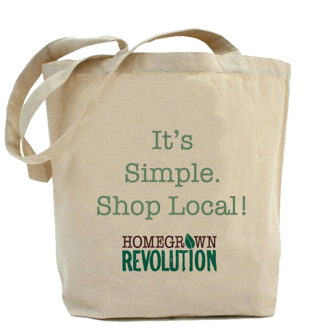 shop local canvas bag